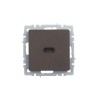 Розетка СП BRITE HDMI РHDMI-0-БрТБ механизм бронза IEK BR-H10-K45