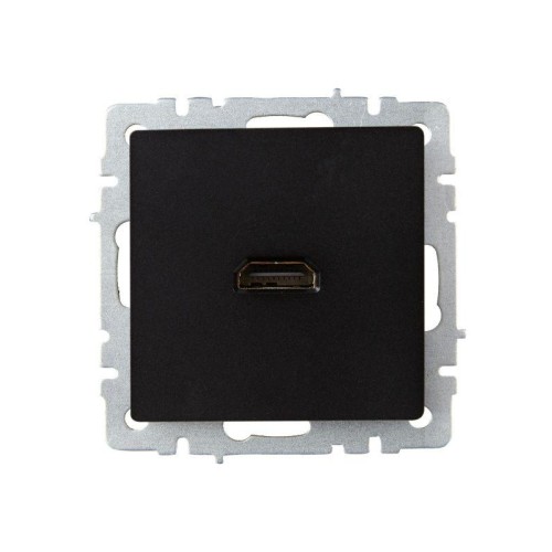 Розетка СП BRITE HDMI РHDMI-0-БрЧ механизм черн. IEK BR-H10-K02