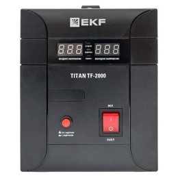 Стабилизатор напряжения электронный напольного исполнения модернизированый TITAN -ТF-2000 EKF stab-T