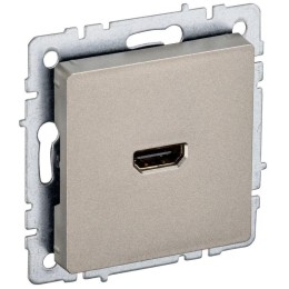 Розетка СП BRITE HDMI РHDMI-0-БрШ механизм шампань IEK BR-H10-K37