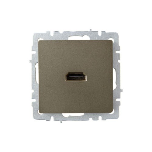 Розетка СП BRITE HDMI РHDMI-0-БрШ механизм шампань IEK BR-H10-K37