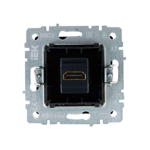 Розетка СП BRITE HDMI РHDMI-0-БрШ механизм шампань IEK BR-H10-K37