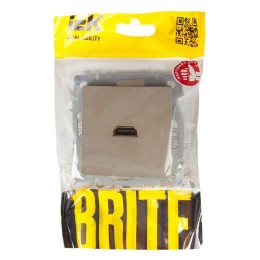 Розетка СП BRITE HDMI РHDMI-0-БрШ механизм шампань IEK BR-H10-K37