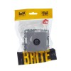 Розетка телевизионная оконечная TV СП Brite РТВ11-0-БрА механизм алюм. IEK BR-A10-O-K47