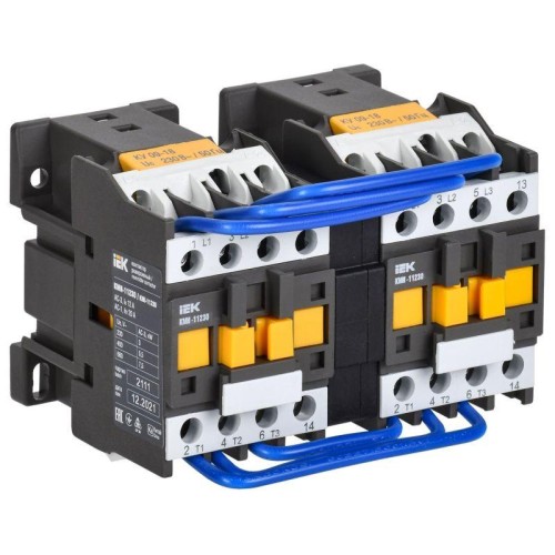 Контактор КМИ-11230 реверс 12А 230В/АС3 2НО KARAT IEK KKM13-012-230-20-1