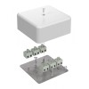 Коробка огнестойкая для кабель-канала 40-0470-FR2.5-12 Е15-Е60 (латунь) RAL9003 103х103х45 (22 шт/ко