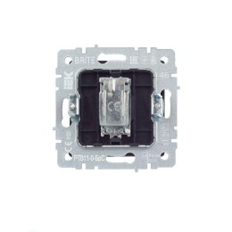 Розетка телевизионная оконечная TV СП Brite РТВ11-0-БрС механизм сталь IEK BR-A10-O-K46