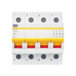 Выключатель нагрузки (мини-рубильник) 4п 40А ВН-32 KARAT IEK MNV10-4-040