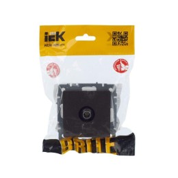 Розетка телевизионная оконечная TV СП Brite РТВ11-0-БрТБ механизм бронза IEK BR-A10-O-K45