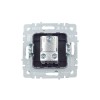 Розетка телевизионная проходная TV СП Brite РТВ10-0-БрА механизм алюм. IEK BR-A10-P-K47