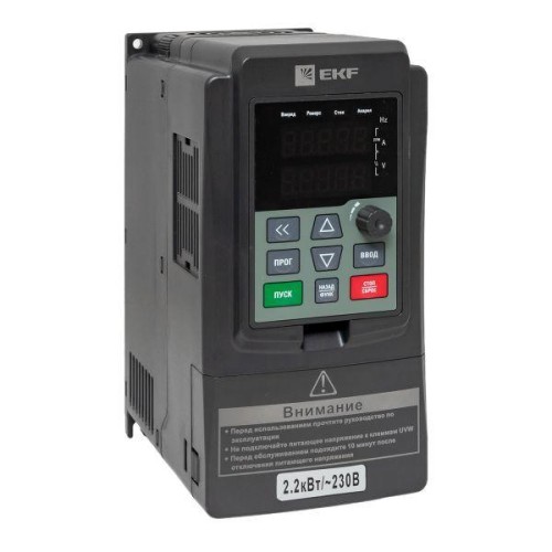 Преобразователь частоты 2.2/4кВт 1х230В VECTOR-100 PROxima EKF VT100-2R2-1B
