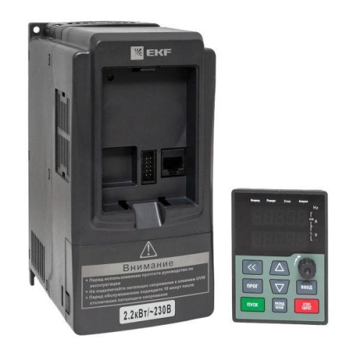 Преобразователь частоты 2.2/4кВт 1х230В VECTOR-100 PROxima EKF VT100-2R2-1B
