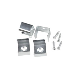 Набор аксессуаров UFE-N10 SILVER B POLYBAG для алюм. профиля заглушки 4шт пластик серебр. Uniel UL-0
