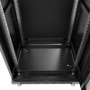 Шкаф монтажный телекоммуникационный напольный SH-05C-22U60/60-BK 19дюйм 22U 600х600х1166мм (ШхГхВ) д