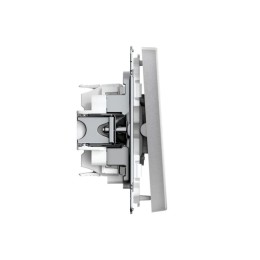 Выключатель для жалюзи 2-кл. ArtGallery 2х (сх. 4) 10А быстрозажим. клем. механизм алюм. SE GAL00031