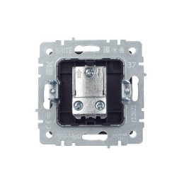 Розетка телевизионная проходная TV СП Brite РТВ10-0-БрШ механизм шампань IEK BR-A10-P-K37