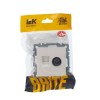 Розетка компьютерная + телевизионная 2-м Brite РТВ/РК12-БрЖ RJ45 кат.5E + TV механизм жемчуж. IEK BR
