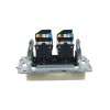 Розетка компьютерная двойн. СП RJ45 кат.5E BRITE РК10-2-БрКр механизм беж. IEK BR-K20-1-K10