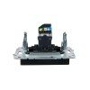 Розетка компьютерная СП RJ45 кат.5E BRITE РК10-БрГ механизм графит IEK BR-K10-1-K53