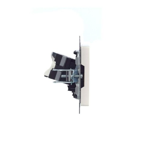 Розетка компьютерная СП RJ45 кат.5E BRITE РК10-БрЖ механизм жемчуж. IEK BR-K10-1-K36