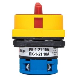 Переключатель кулачковый ПК-1-21 10А 1п "1-0-2" с блокировкой IP65 PROxima EKF pk-1-21-10-a65
