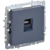 Розетка компьютерная СП RJ45 кат.5E BRITE РК10-БрМ механизм маренго IEK BR-K10-1-K35