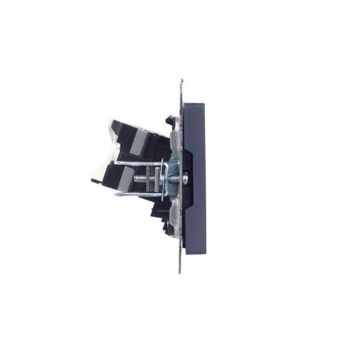 Розетка компьютерная СП RJ45 кат.5E BRITE РК10-БрМ механизм маренго IEK BR-K10-1-K35