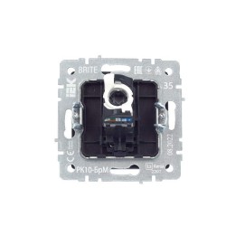 Розетка компьютерная СП RJ45 кат.5E BRITE РК10-БрМ механизм маренго IEK BR-K10-1-K35