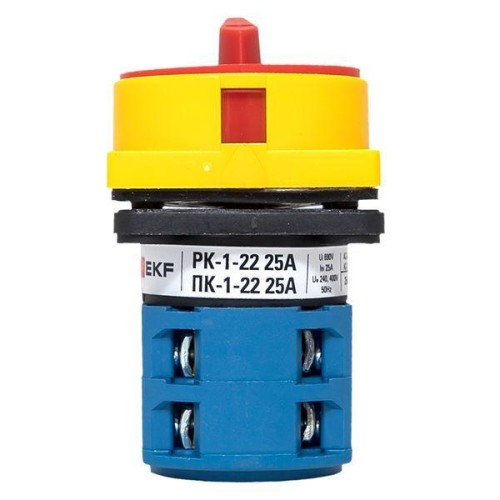 Переключатель кулачковый ПК-1-22 25А 2п "1-0-2" с блокировкой IP65 PROxima EKF pk-1-22-25-a65