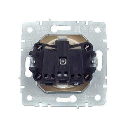 Розетка BRITE РС11-1-0-БрКр 16А с заземл. без защ. шторки механизм беж. IEK BR-R11-16-K10