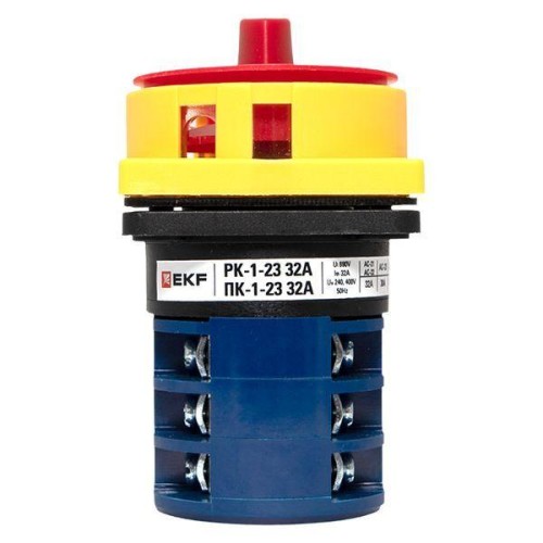 Переключатель кулачковый ПК-1-23 32А 3п "1-0-2" с блокировкой IP65 PROxima EKF pk-1-23-32-a65