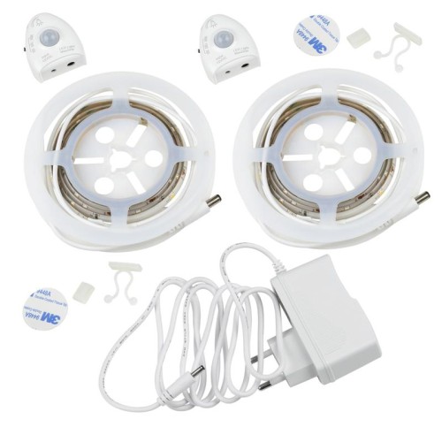 Комплект светодиодной ленты ULS-R02-6Вт/4000K/1.2Mx2/DIM SENSOR Smart Light на самоклеящейся основе