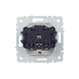 Розетка BRITE РСбш10-3-БрЖ 16А IP20 с заземл. защ. шторки с крышкой механизм жемчуж. IEK BR-R16-16-K