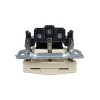Розетка BRITE РСбш10-3-БрКр 16А IP20 с заземл. защ. шторки с крышкой механизм беж. IEK BR-R16-16-K10