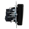 Розетка BRITE РСбш10-3-БрЧ 16А IP20 с заземл. защ. шторки с крышкой механизм черн. IEK BR-R16-16-K02