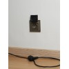 Розетка BRITE РСбш10-3-БрШ 16А IP20 с заземл. защ. шторки с крышкой механизм шампань IEK BR-R16-16-K