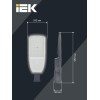 Светильник светодиодный ДКУ 1004-200Ш 5000К IP65 уличный консольный сер. IEK LDKU1-1004-200-5000-K03