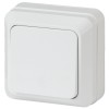 Выключатель 1-кл. ОП Quadro 10А IP20 2-101-01 250В бел. Intro Б0053733