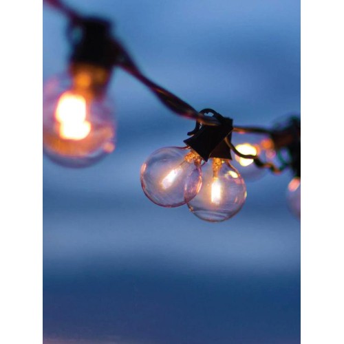 Гирлянда светодиодная 5м+2м шаг 50см 10LED тепл. бел. 220В уличная водонепроницаемая КОСМОС KOC_10la