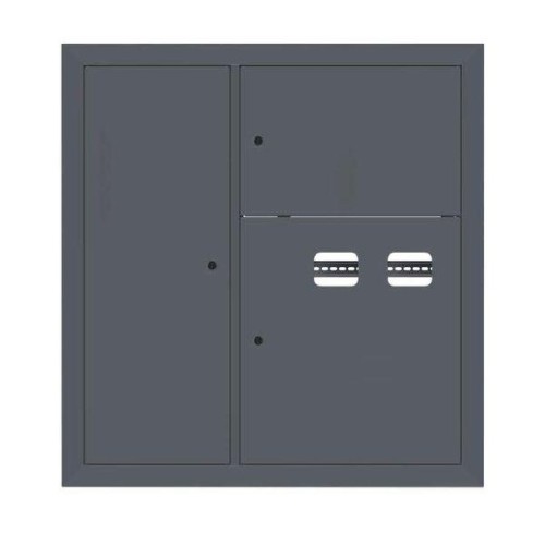 Щит этажный 2кв. слаботочка слева RAL7016 (1000х950х150) PROxima EKF mb29-v-2z-ral7016