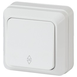 Переключатель 1-кл. ОП Quadro 10А IP20 2-103-01 250В бел. Intro Б0053749