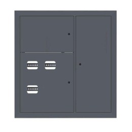 Щит этажный 3кв. RAL7016 (1000х950х150) PROxima EKF mb29-v-3-ral7016