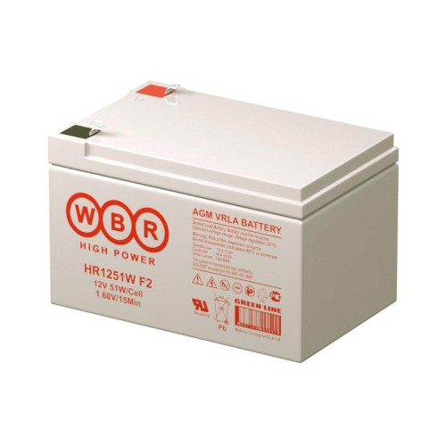 Аккумулятор 12В 12.9А.ч WBR HR1251W F2 WBR