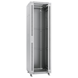 Шкаф монтажный телекоммуникационный напольный SH-05C-42U60/80 19дюйм 42U 600х800х2055мм для распреде