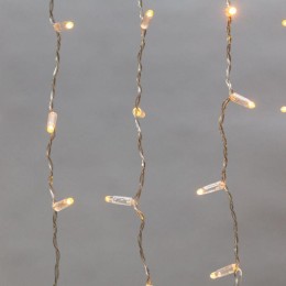 Гирлянда светодиодная "Айсикл" (бахрома) 4.8х0.6м 176LED желт. 15Вт 230В IP65 провод прозр. (нужен ш