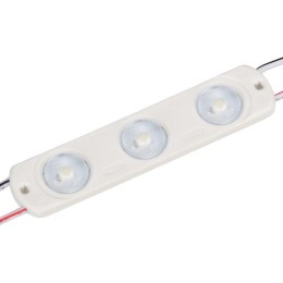 Модуль светодиодный герметичный CRAFT-2835-3-12V White 170deg 1.2Вт IP67 80х17.5мм закрытый (уп.100ш
