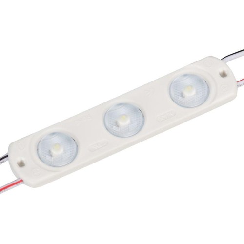 Модуль светодиодный герметичный CRAFT-2835-3-12V White 170deg 1.2Вт IP67 80х17.5мм закрытый (уп.100ш