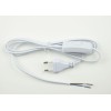 Шнур сетевой UCX-C10/02A-170 WHITE с вилкой и выкл. 2А 500Вт 1.7м бел. Uniel UL-00004428