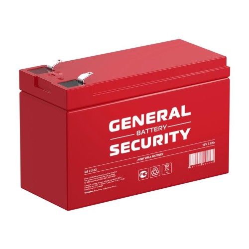Аккумулятор 12В 7.2А.ч General Security GS7.2-12