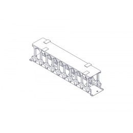 Systeme Electric Горизонтальный кабельный организатор серия Excelente, 2U, пластиковые пальцы